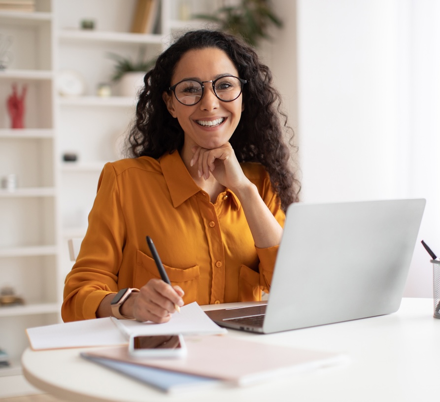 Therapist on a virtual appointment with patients